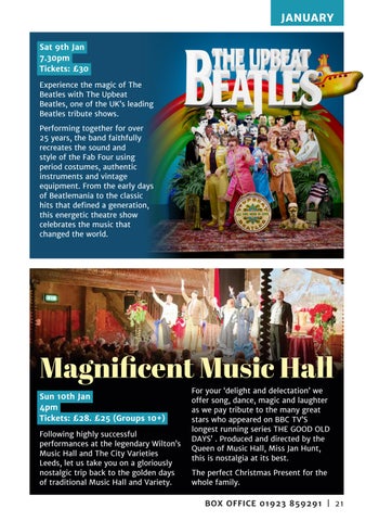 The Radlett Centre Season 灯饰手册 October - January 第 21 页