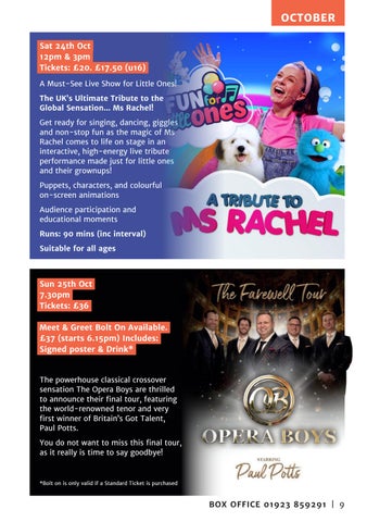 The Radlett Centre Season 灯饰手册 October - January 第 9 页