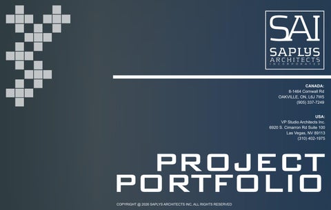 Saplys Architects Portfolio