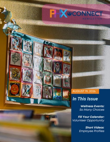 PHXConnect Newsletter August 19, 2026