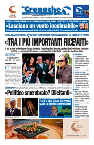 Cronache del 20 agosto 2026