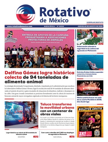 Rotativo de México 20/8/2026