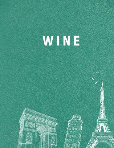 Vive Oceane Wine Menu