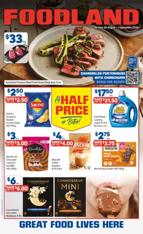 Foodland Week 35 Catalogue 2026 - Foodland SA catalogue for Offer valid Wed 26 Aug 2026 - Tue 1 Sep 2026