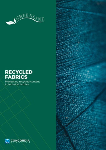 Greenline - Recycled Fabrics for Workwear
