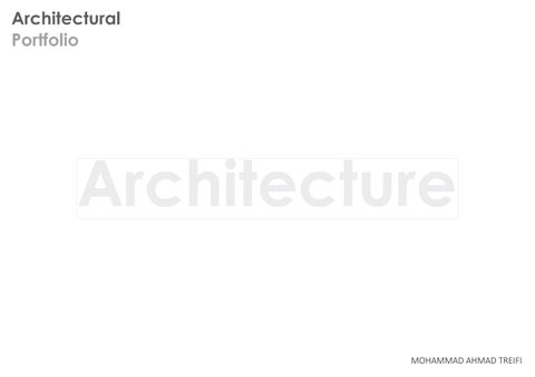 Architectural Portfolio 
