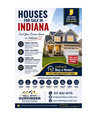 Houses  for Sale in Indiana Sell With Gurvinder