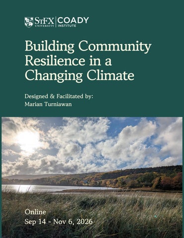 2026 Syllabus - Building Community Resilience in a Changing Climate