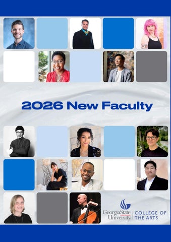 College of the Arts 2026 Faculty