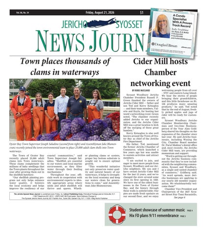 Jericho-Syosset News Journal (8/21/26)