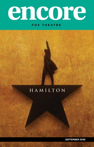 Atlanta FOX Theatre, Hamilton, September 2026