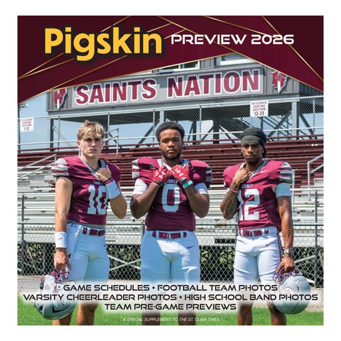 Pigskin Preview 2026 | The St. Clair Times