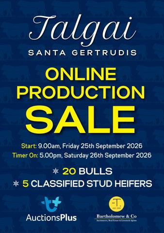 2026 Talgai Santa Gertrudis ONLINE EBOOK