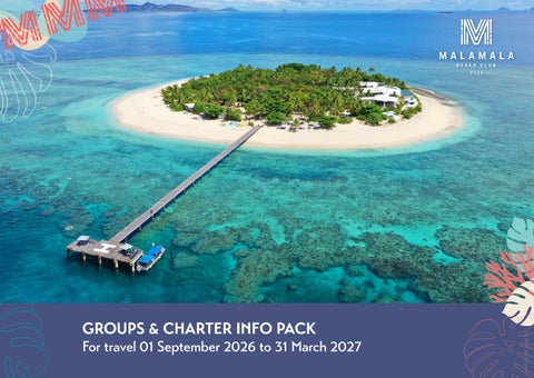 Malamala Beach Club Groups and Charter Info 2026-2027