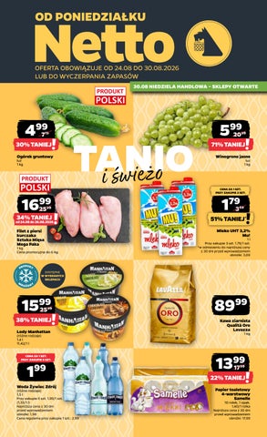 Netto gazetka od 24.08 do 30.08.2026