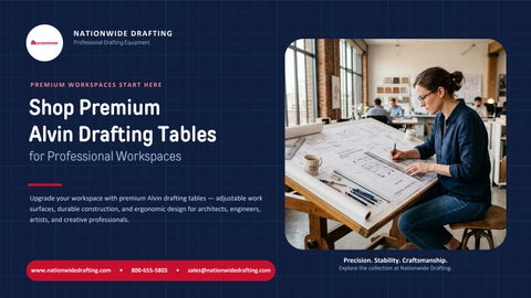 Shop Premium Alvin Drafting Tables for Professional Workspaces