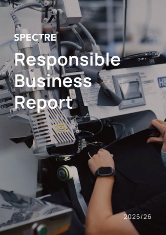 Spectre Responsible Business Report 2025/2026