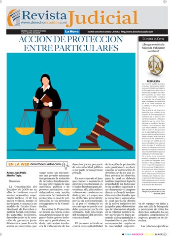 Revista Judicial viernes 21 agosto de 2026