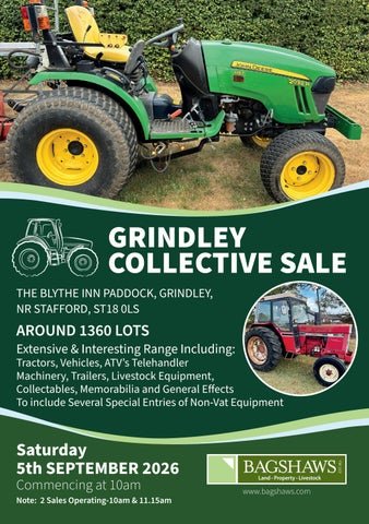 Grindley Collective Sale 2026 Catalogue