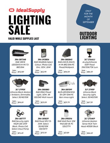 Lighting Sale Flyer 2026