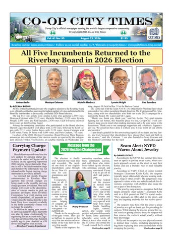 Co-op City Times 08-22-26