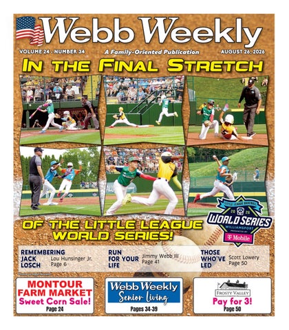 Webb Weekly August 26, 2026
