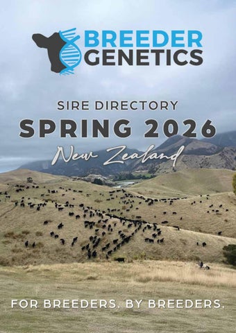 2026 New Zealand Sire Directory