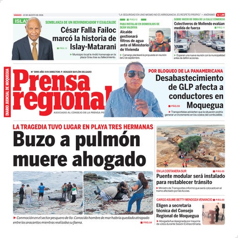 La Prensa Regional – Sábado 22 de agosto de 2026