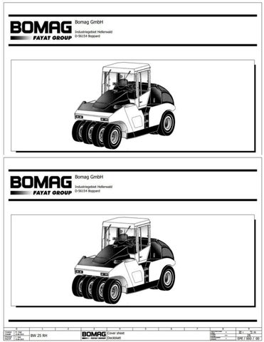 Bomag BW25RH Function 26 Wiring Diagram Manual 2010 PDF