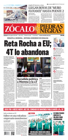 Piedras Negras 22 de agosto de 2026