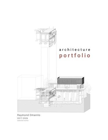 2026 ARCHITETURE PORTFOLIO