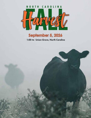 North Carolina Fall Harvest 2026 Catalog