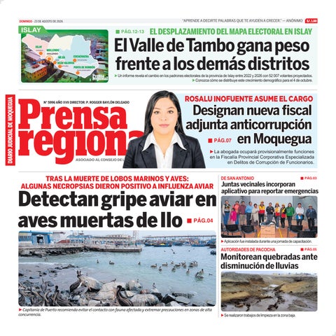La Prensa Regional – Domingo 23 de agosto de 2026