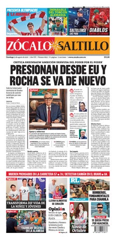 Saltillo 23 de agosto de 2026
