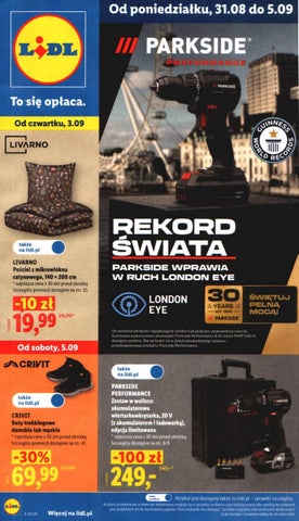 Lidl gazetka od 31.08 do 5.09.2026