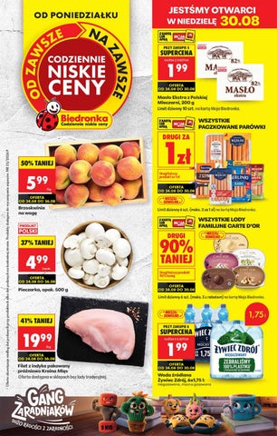 Biedronka gazetka od 24.08 do 30.08.2026