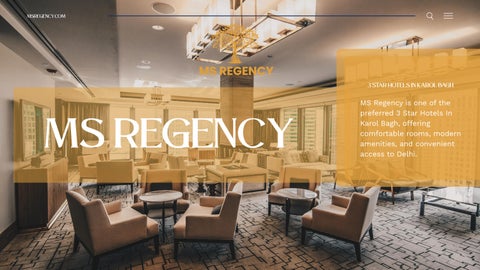 Comfortable Hotel Near BLK Hospital – MS Regency