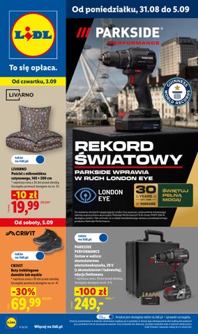 Lidl gazetka od 31.08.2026 do 5.09.2026