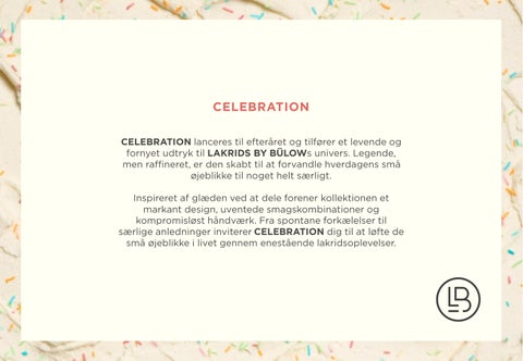 Bülow CELEBRATION Assortment (DK) 家具目录 · Lakrids by 第 2 页