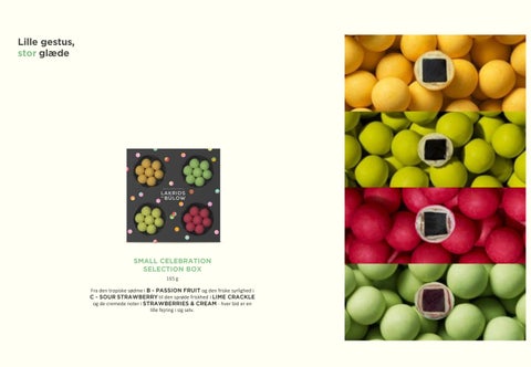 Bülow CELEBRATION Assortment (DK) 家具目录 · Lakrids by 第 7 页