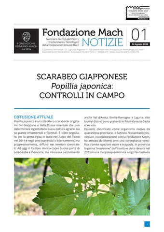 FONDAZIONE MACH NOTIZIE GENERALE N.1_2026