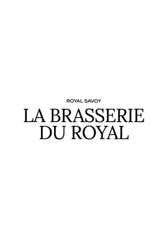 Menu Brasserie du Royal