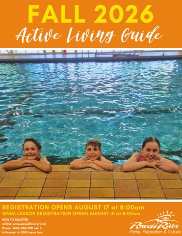PRC Fall 2026 Active Living Guide