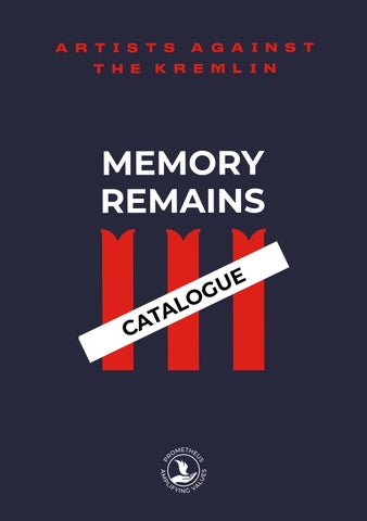Memory Remains exhibition catalog