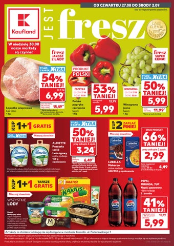 Kaufland gazetka od 27.08.2026 do 2.09.2026