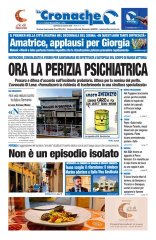 Cronache del 25 agosto 2026