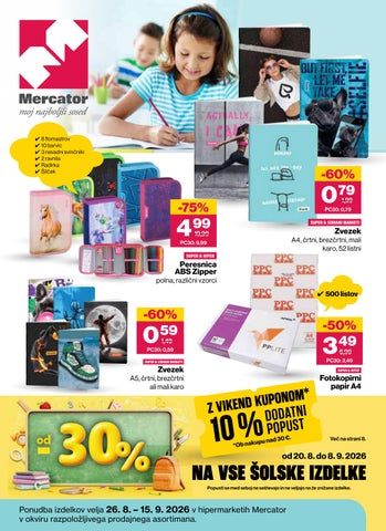 Tematski katalog sola od 26.8. do 15.9.2026