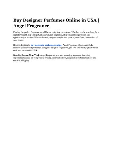 Angel Fragrance USA