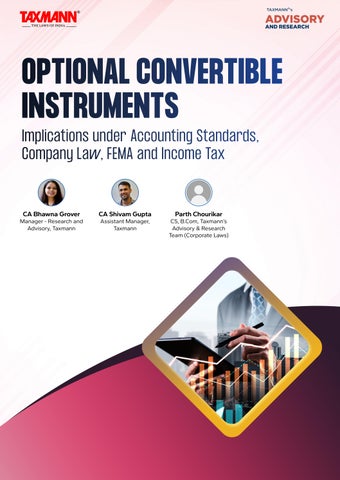 Taxmann's Analysis | Optionally Convertible Instruments: Accounting, FEMA & Tax