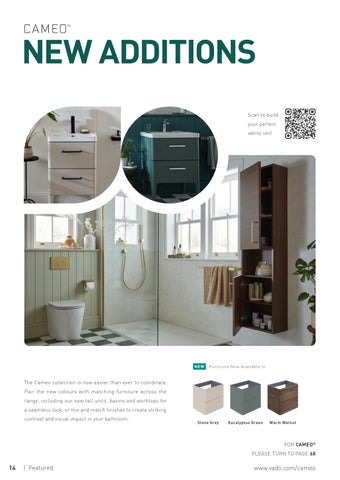 vado_uk 家具目录 · VADO 卫浴 Solutions 册 July 2026 (v2) 第 16 页